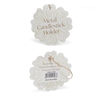 enamel cupped flower candle holder - vibrant pink enamel cupped flower candle holder - vibrant pink