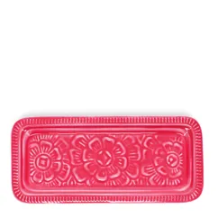 enamel trinket tray - vibrant pink enamel trinket tray - vibrant pink