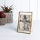 standing brass frame 15x10cm