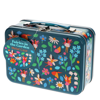 tin case - fairies in the garden