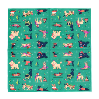 serviettes en papier (paquet de 20) - amis festifs