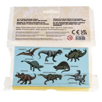set of mini stamps - prehistoric land set of mini stamps - prehistoric land