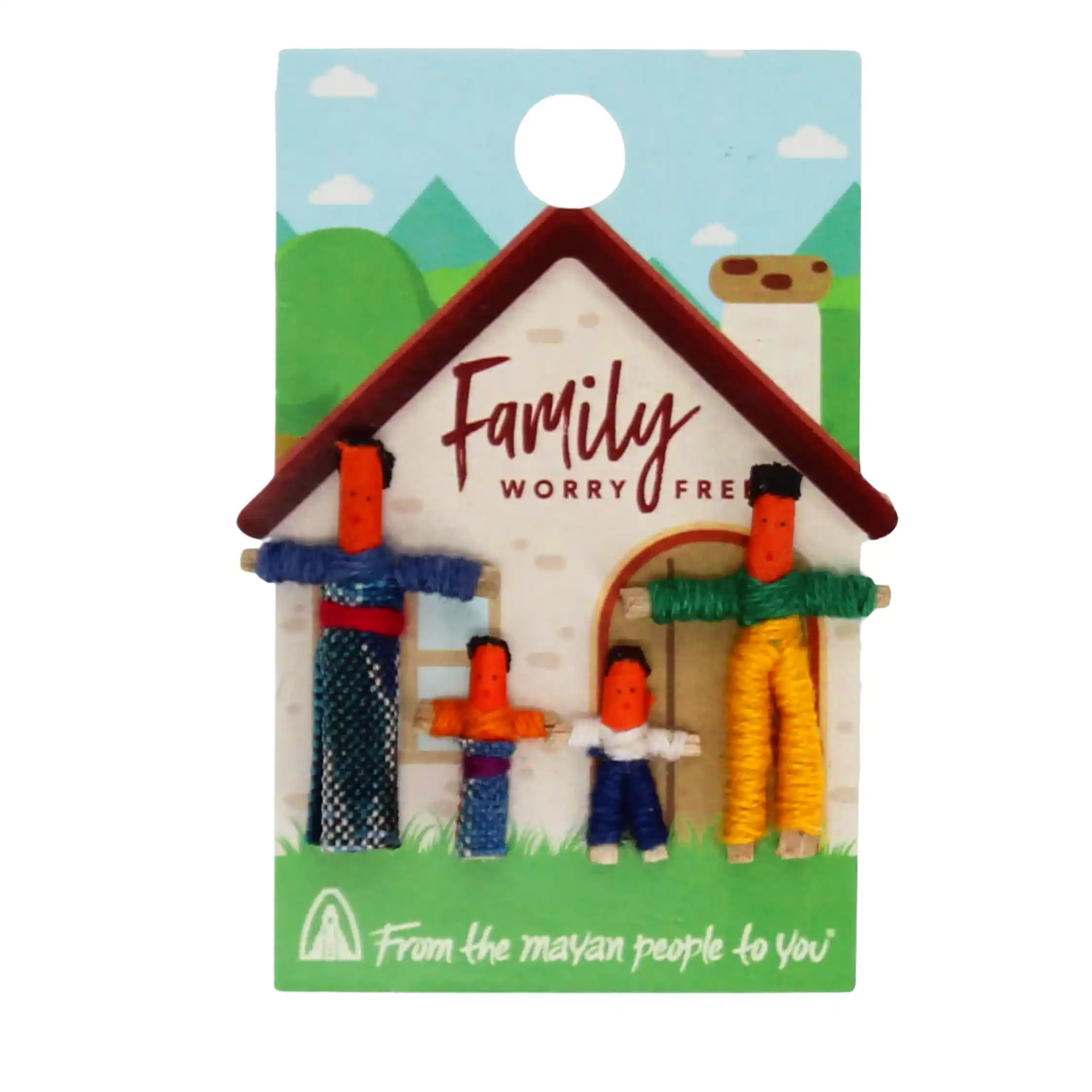 worry dolls (set of 4) - worry free family