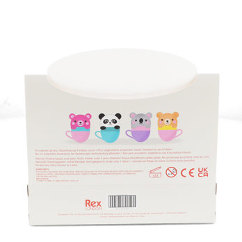 baume à lèvres parfumé mini baies (assortiment) - tasse animal friends