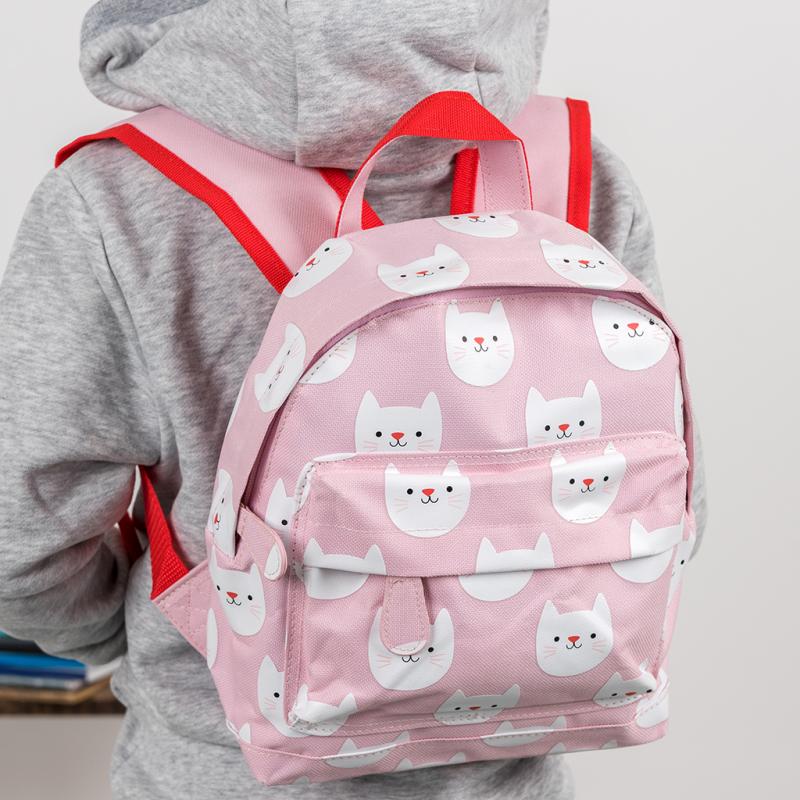 mini children's backpack - cookie the cat