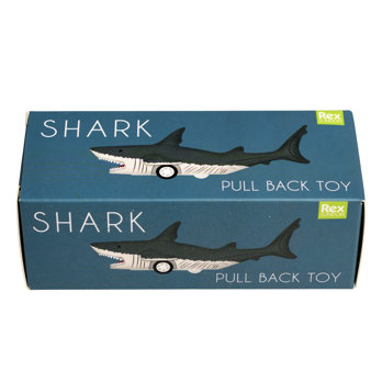shark pull back toy