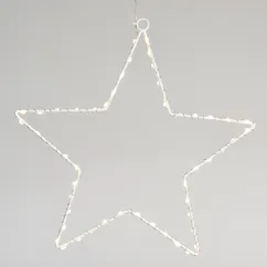 metallstern mit led lichtern - 30cm metallstern mit led lichtern - 30cm