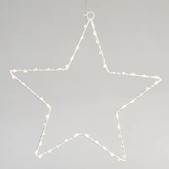 metallstern mit led lichtern - 30cm metallstern mit led lichtern - 30cm