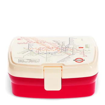 lunch box with tray - tfl heritage tube map lunch box with tray - tfl heritage tube map