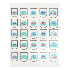 children's nail stickers - top banana