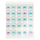 autocollants pour ongles top banane (lot de 25)