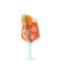 hair claw clip - aperitivo spritz