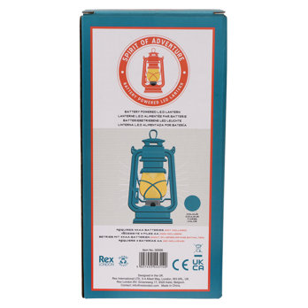 led-sturmlampe petrolblau spirit of adventure