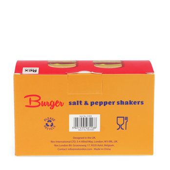 ceramic salt and pepper shakers - burgers