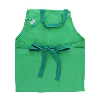 two-tone utility apron - green