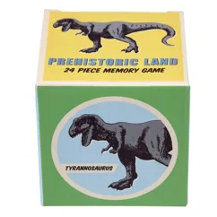 juego de memoria prehistoric land (24 piezas)
