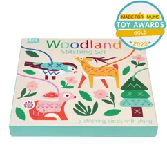 stitching set - woodland stitching set - woodland
