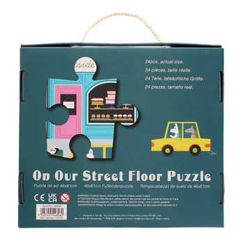 puzzle de sol (24 pièces) - on our street puzzle de sol (24 pièces) - on our street