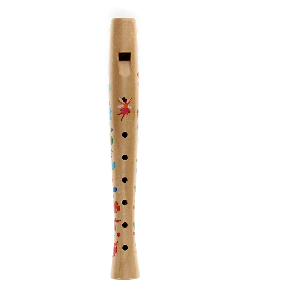 children's wooden recorder - fairies in the garden