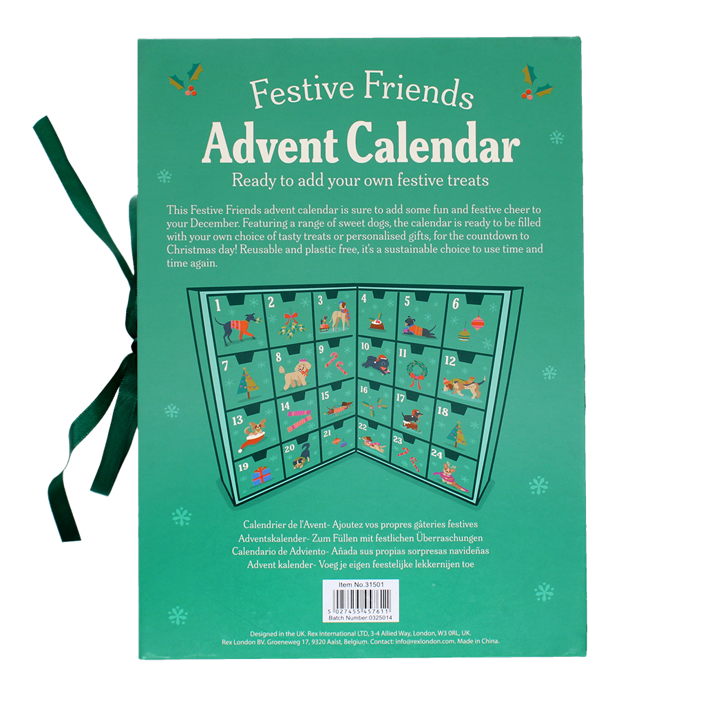 fill your own advent calendar - festive friends