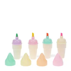 mini-highlighter (4-er set) - eiscreme mini-highlighter (4-er set) - eiscreme