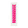 twisted candles (pack of 2) - bright pink