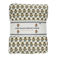 hand block-printed snuggle throw (120 x 160cm) - yellow flower