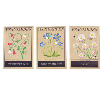 pack of flower seeds - your garden