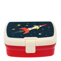 lunchbox mit herausnehmbarem fach space age