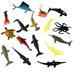 animales marinos surtidos (caja de 16)