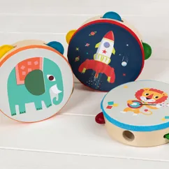 children's tambourine - wild wonders children's tambourine - wild wonders