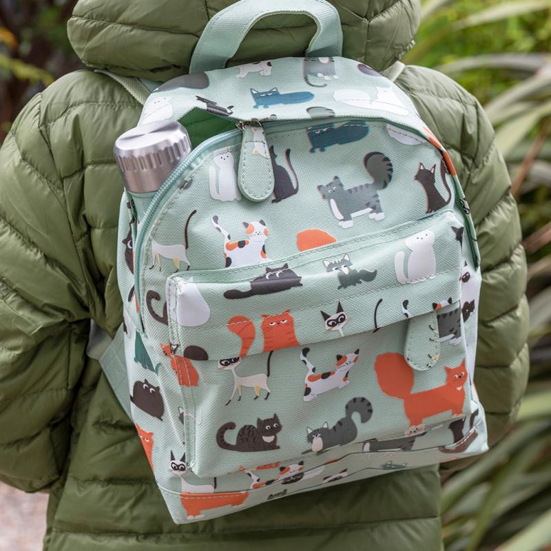 mini children's backpack - nine lives