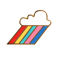 badge à épingle cloud burst