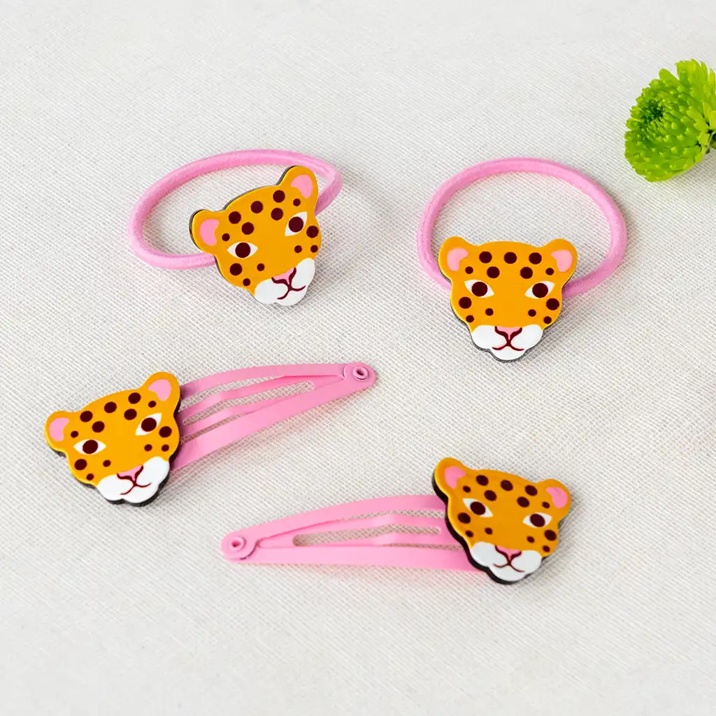 haargummis wild wonders leopard (2-er set)