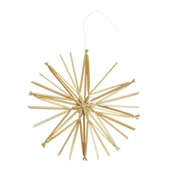 décoration étoile en paille (15cm) décoration étoile en paille (15cm)