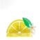 hair claw clip - lemon