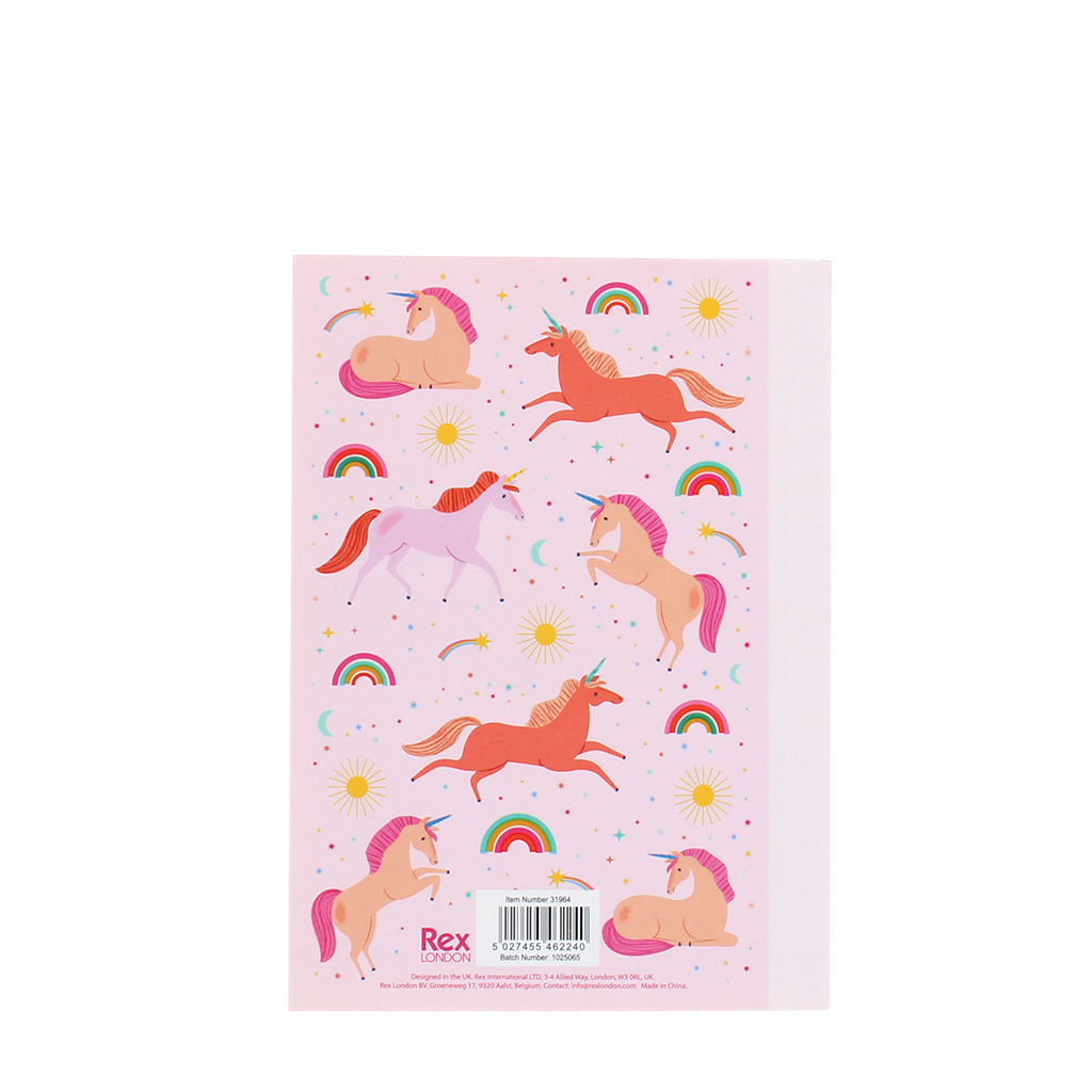 a6 notebook - unicorn