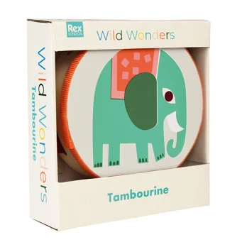 children's tambourine - wild wonders children's tambourine - wild wonders