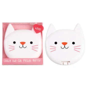 pocket mirror - cookie the cat pocket mirror - cookie the cat