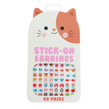 boucles d'oreilles autocollantes (40 paires) – cool cats