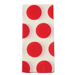 tissue paper (10 sheets) - red on white spotlight tissue paper (10 sheets) - red on white spotlight