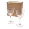 verres à vin gravés étoiles 250ml (lot de 2) - rose