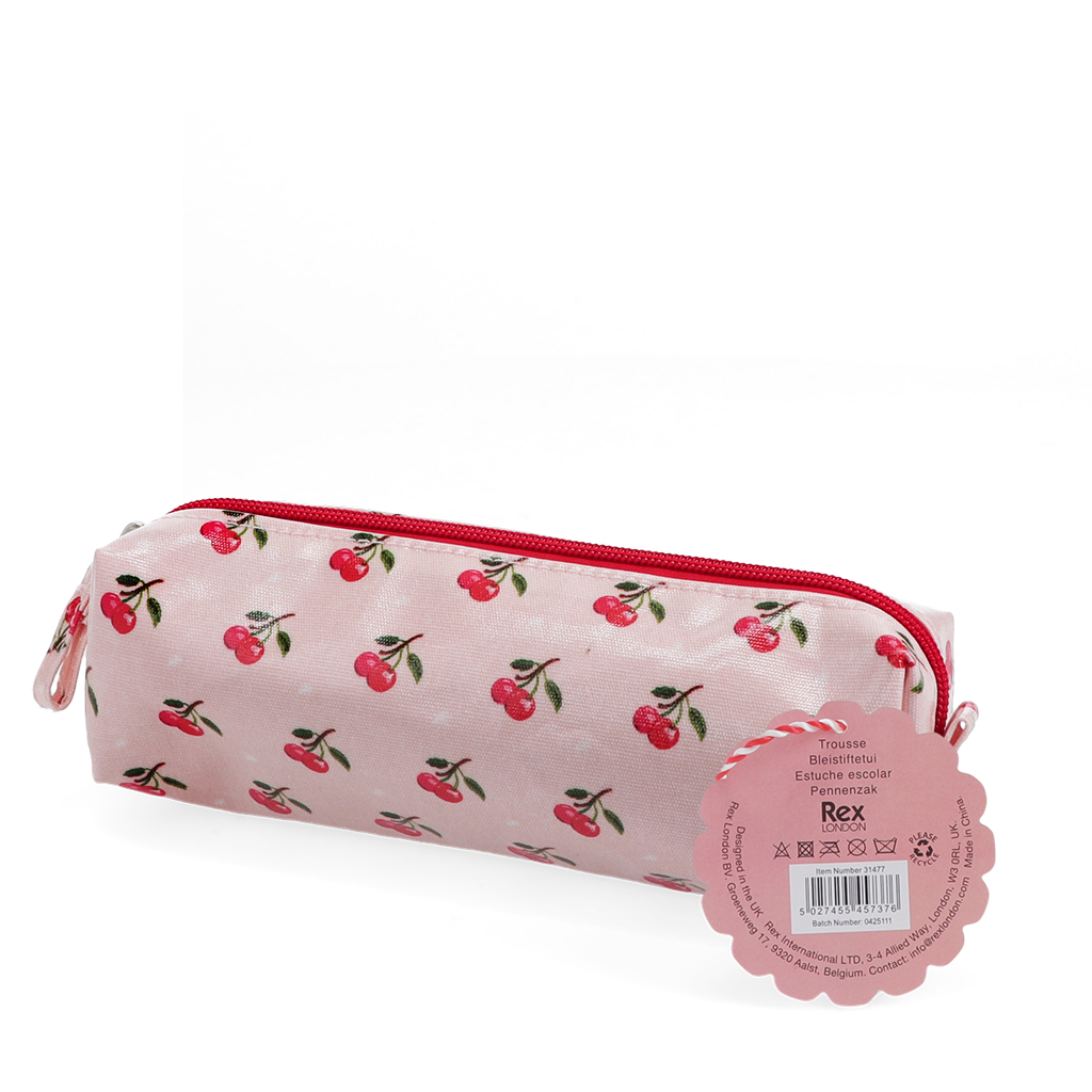 trousse à crayons - cerise rouge