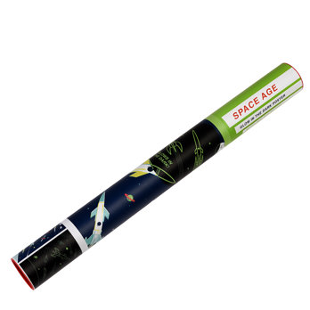 fluoreszierendes poster space age