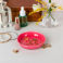 enamel trinket dish (10cm) - vibrant pink