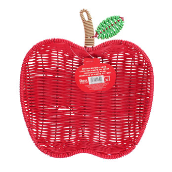 panier tressé de fruits d'été - pomme