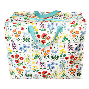 jumbo storage bag - wild flowers