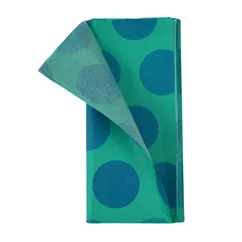 papier de soie spotlight bleu sur turquoise (10 feuilles)
