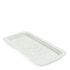 enamel trinket tray - light grey enamel trinket tray - light grey