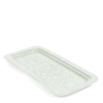 enamel trinket tray - light grey enamel trinket tray - light grey
